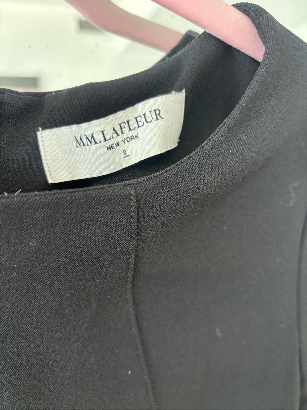 MM.Lafleur The Etsuko Dress: Black: - Picture 5 of 5